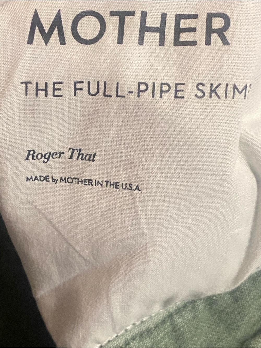 MOTHER The Full Pipe Skimp Jeans in Roger That - Picture 8 of 10